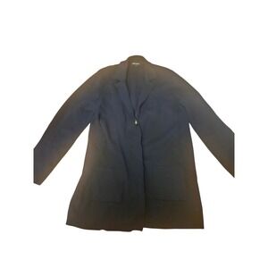 REPEAT Mens Black Blazer Jacket Size L 42 Business Casual Outerwear